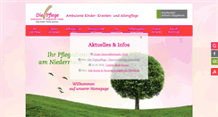 Desktop Screenshot of die-pflege.com